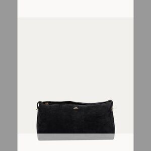 Toteme NWT Belted Suede Clutch Bag (ORIG.$1050) w/tax BLACK